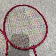 バドミントンラケット　2本の画像