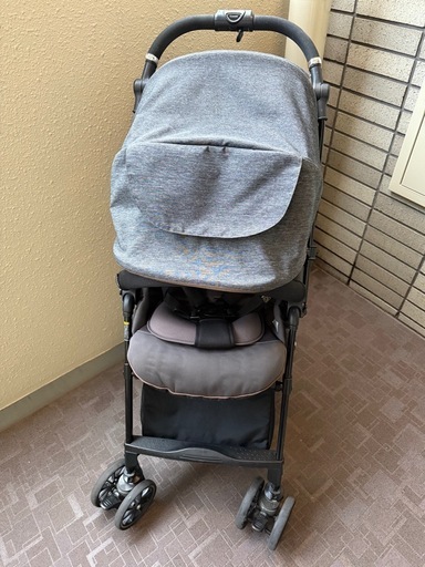コンビ AB型ベビーカー スゴカルα 純正レインカバー付き