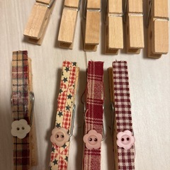 木製クリップ　10個の画像