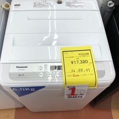 《尼崎市/リサイクルショップドリーム次屋店》★ジモティー割引有★6kg洗濯機　パナソニック　NA-F60B12 2019年製　中古品　クリーニング済み☆尼崎市若王寺☆の画像