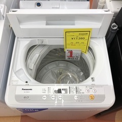 《尼崎市/リサイクルショップドリーム次屋店》★ジモティー割引有★6kg洗濯機　パナソニック　NA-F60B12 2019年製　中古品　クリーニング済み☆尼崎市若王寺☆の画像
