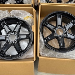 18インチ 6穴 weds キーラー タクティクス 8J +25 ハイエース キャラバン ランクルの画像