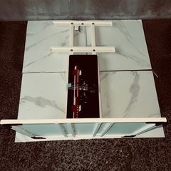 テレビ台　白色　鉄製の画像