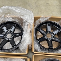 18インチ 6穴 weds キーラー タクティクス 8J +25 ハイエース キャラバン ランクルの画像