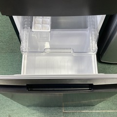 【リサイクルサービス八光】2022年製　SHARP シャープ　冷蔵庫 グレー系 SJ-D15H-H [152L /2ドア /つけかえどっちもドア]の画像