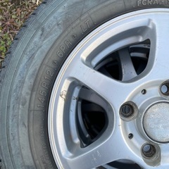 軽トラ用　タイヤホイールセットの画像