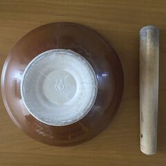 すり鉢＆すりこ木の画像