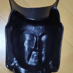 極美品・完品】広隆寺 弥勒菩薩仏面 レプリカ 鉄製 木箱・紫布・銘入 集英社 刊行記念の画像