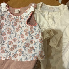 女の子　プティマイン　ベビー服　70(80サイズ1つ)、靴下の画像