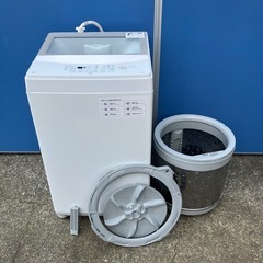 【分解洗浄済】ニトリ洗濯機 6kg 2021年製の画像