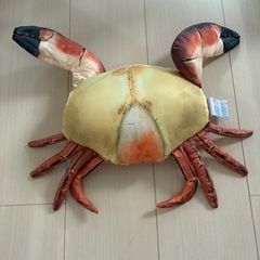 ダルトン　リアルカニぬいぐるみ　クッション　かに　蟹の画像