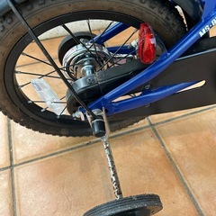 【受付停止中】カインズ　子ども用自転車　補助輪付きの画像