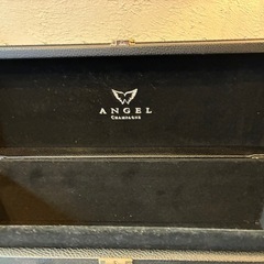 【美品】ANGEL CHAMPAGNE エンジェル シャンパン 正規品 ボトルケース 空箱 ブラック 高級感 インテリアにの画像