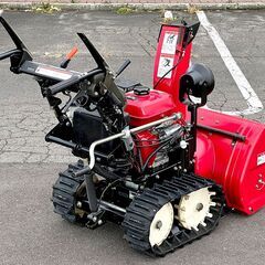 北海道 千歳市/恵庭市 近郊配送 動作良好 HONDA/ホンダ 除雪機 スノーラ HS660 6馬力 セルスタート 無段階変速（HST）/新品バッテリーの画像