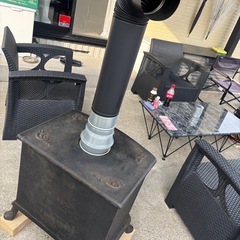 アンティーク　薪ストーブの画像