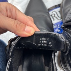 黒ブーツ(人工合皮)の画像