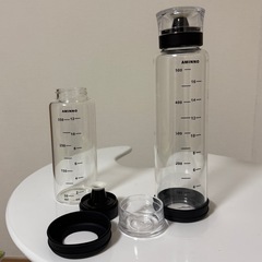 AMINNO ドレッシング 調味料入れ 350ml 500ml 2本セットの画像
