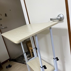 昇降式　pc台の画像