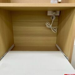 ★リユースのサカイ高崎店★TJ13320  食器棚 ライトブラウン H180.5×D37.5×W58.5 クリーニング済みの画像