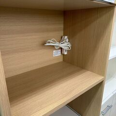 ★リユースのサカイ高崎店★TJ13320  食器棚 ライトブラウン H180.5×D37.5×W58.5 クリーニング済みの画像