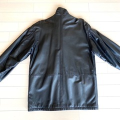 【値下げ】メンズ　COACH コーチ 本革コートLサイズ(表示M)の画像