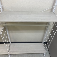 【リサイクルサービス八光】幅140㎝　ニトリ　つっぱり壁面収納　Nポルダの画像