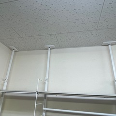 【リサイクルサービス八光】幅140㎝　ニトリ　つっぱり壁面収納　Nポルダの画像