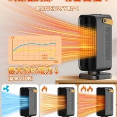 セラミックヒーター2台セットの画像