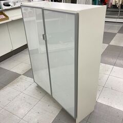 ★リユースのサカイ千葉中央店★  食器棚 白系 H107×D31×W80 クリーニング済み TC5285の画像