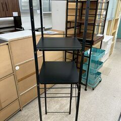 ★リユースのサカイ高崎店★TJ13322  棚 黒 H170×D41.5×W51.5 クリーニング済みの画像
