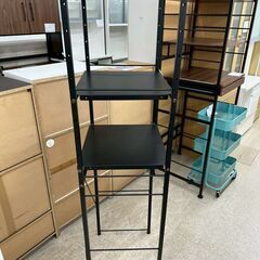 ★リユースのサカイ高崎店★TJ13322  棚 黒 H170×D41.5×W51.5 クリーニング済みの画像