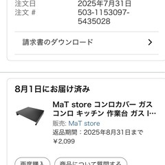 コンロカバー　キッチン作業台　の画像