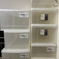 ニトリ衣類カラーボックスの画像