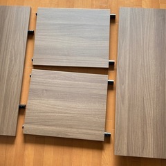 【手渡し希望】ニトリ　デスク　ラボーロ　ミドルブラウン　120cmの画像