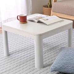 こたつ 正方形 テーブル「カジュアルこたつ台(リバーシブル)」の画像