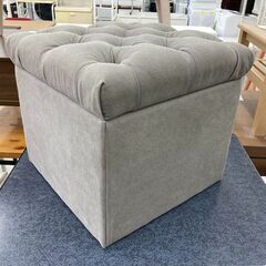 ★リユースのサカイ千葉中央店★  収納スツール グレー H40×D43×W43 クリーニング済み TC5286の画像