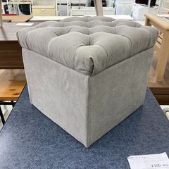 ★リユースのサカイ千葉中央店★  収納スツール グレー H40×D43×W43 クリーニング済み TC5286の画像
