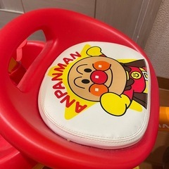 アンパンマン三輪車　手押し棒付きの画像