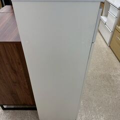 ★リユースのサカイ高崎店★TJ13325  レンジ台 白 H118.5×D39.5×W75 クリーニング済みの画像