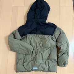 GUフード付きジャケット オリーブグリーン ブラック 150cmの画像