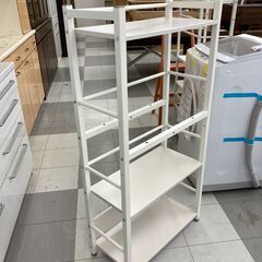 ★リユースのサカイ千葉中央店★  棚 白系 H120×D28×W60 クリーニング済み TC5287の画像