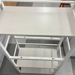 ★リユースのサカイ千葉中央店★  棚 白系 H120×D28×W60 クリーニング済み TC5287の画像