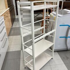★リユースのサカイ千葉中央店★  棚 白系 H120×D28×W60 クリーニング済み TC5287の画像
