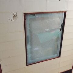 🔴山口市、旧家に有った山水画の襖ふすま4枚¥10000🔴表裏で異なる景色🔴現状の画像