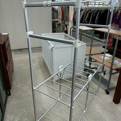 ★リユースのサカイ高崎店★TJ13328  ラック 白 H148.5×D48×W102 クリーニング済みの画像