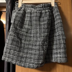 新品　ツイードラップスカパン　サイズLの画像