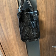 クロコ柄レザーバッグの画像