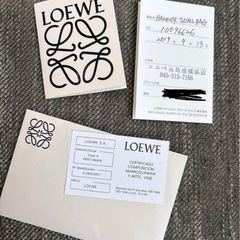 正規品 美品 ロエベ LOEWE ハンモック スモール サンドの画像