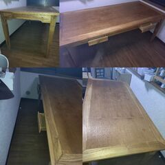 ダイニングのテーブル（椅子なし）の画像