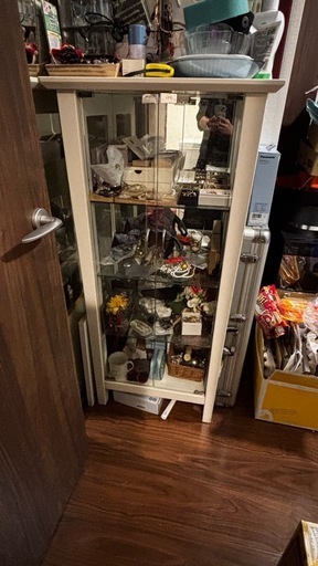 ガラスキャビネット/コレクションケース/ガラス飾り棚